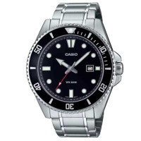 Casio MDV-107D-1A1VEF Ανδρικό Καταδυτικό Ρολόι 200M με Μπρασελέ Ανοξείδωτου Ατσαλιού
